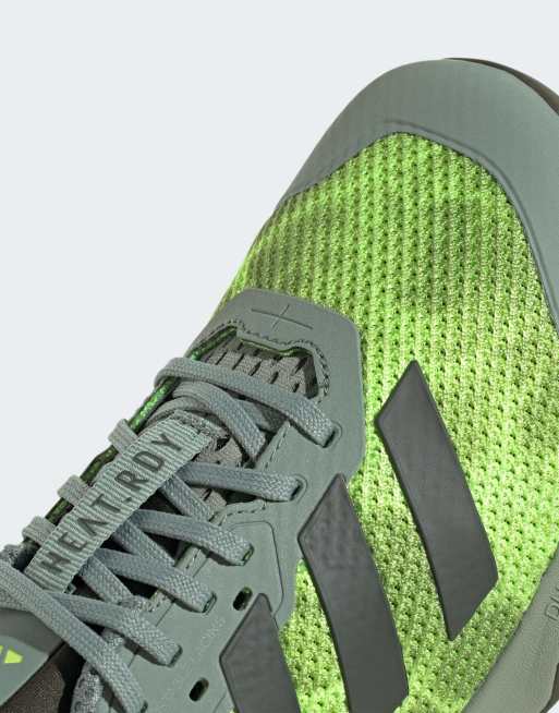adidas Training – Dropset 3 Strength – Zielono-srebrne buty do treningu siłowego, 3 z 4