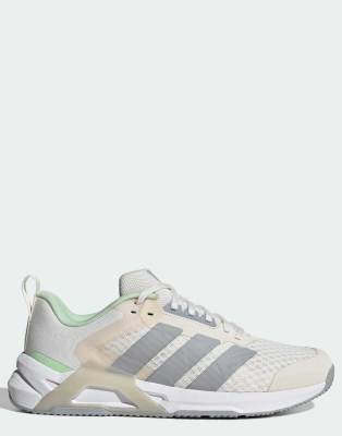 adidas Training Dropset control trainer in chalk white