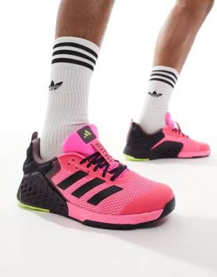 adidas Training Dropset trainer in pink-Multi