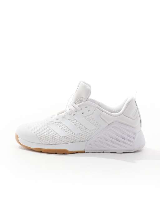 adidas Training Dropset trainer in white, 2 of 5