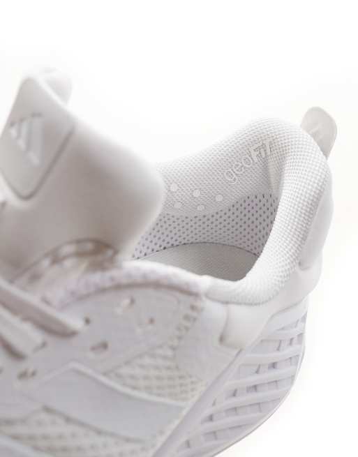adidas Training Dropset trainer in white, 5 of 5