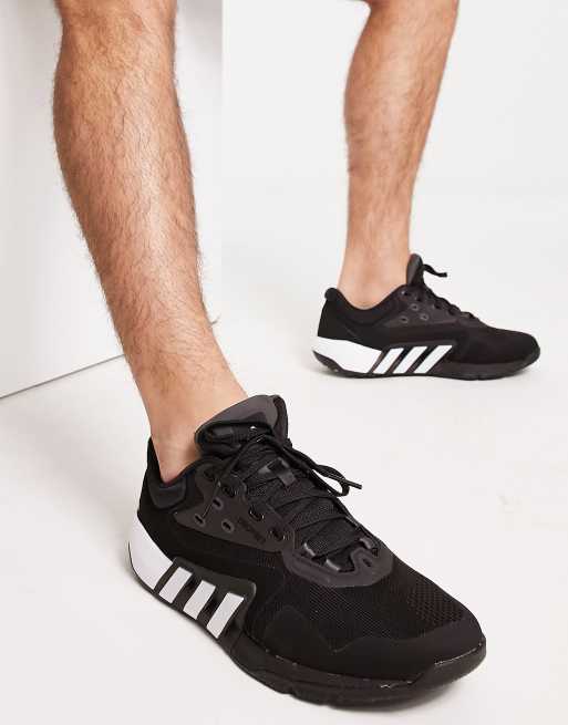 carta Arqueología corte largo adidas Training Dropset trainers in black | ASOS