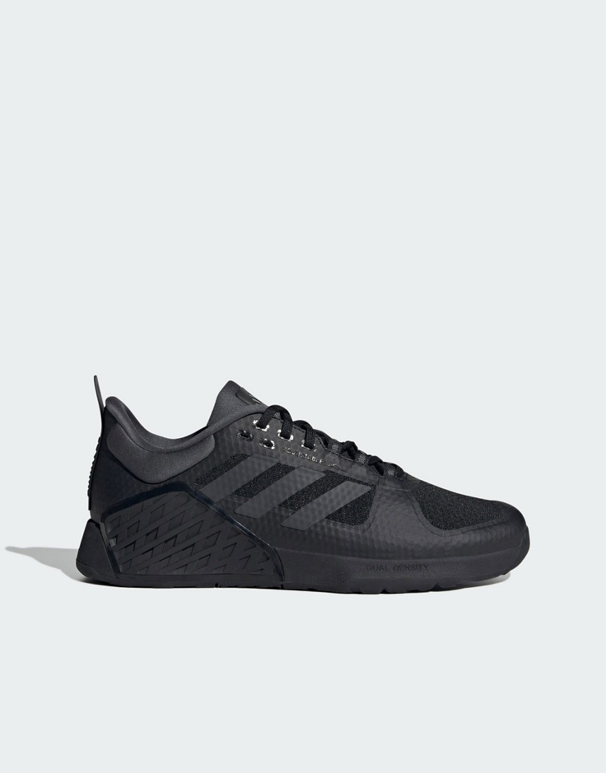adidas Training dropset trainers in black
