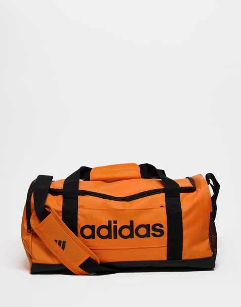 adidas Training duffle bag in black and orange - view 1
