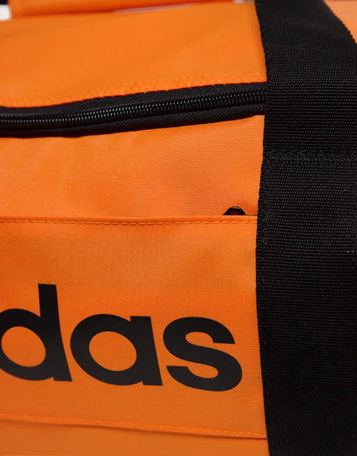 adidas Training duffle bag in black and orange, 2 of 3