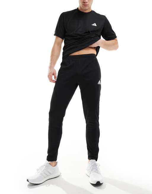 adidas Training Entrada 22 pants in black, 3 of 4
