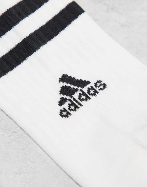 adidas Training Essential 3 stripe socks in multi colours 3 pack, 3 of 3
