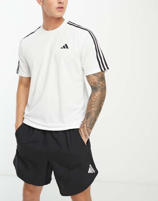 in 3 | ASOS Essential white t-shirt Stripe adidas Training