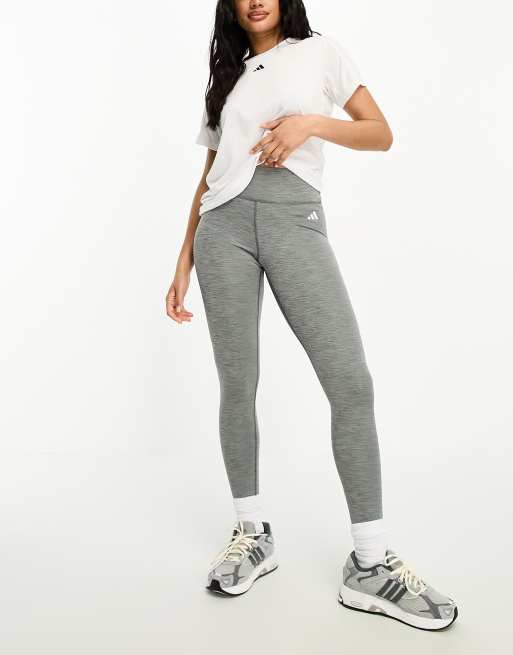 Womens adidas hot sale grey leggings