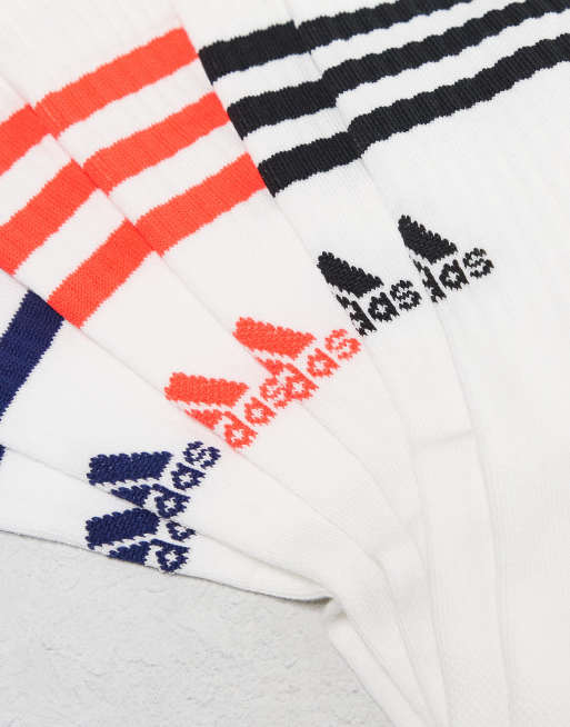 adidas - Training Essential - Set van 3 paar sokken met 3-Stripes in verschillende kleuren, 2 van 3