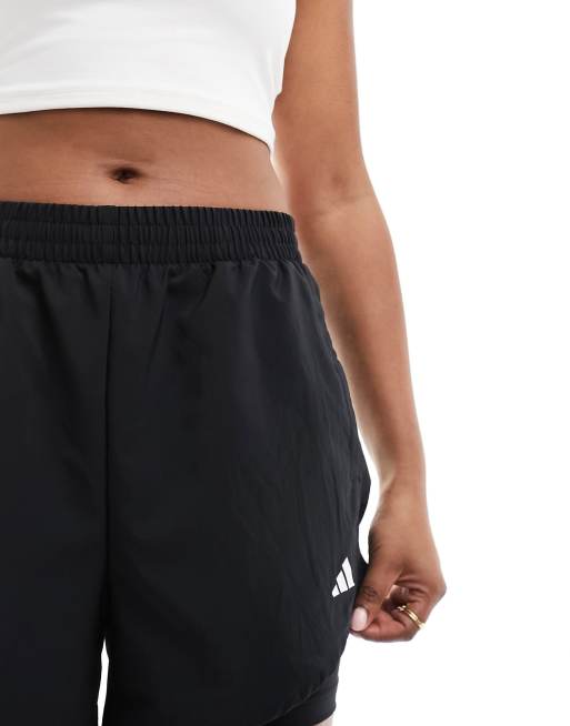 adidas Training Essentials 2 in 1 shorts in black