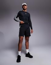 adidas Training Train Essentials 5 inch woven shorts in black