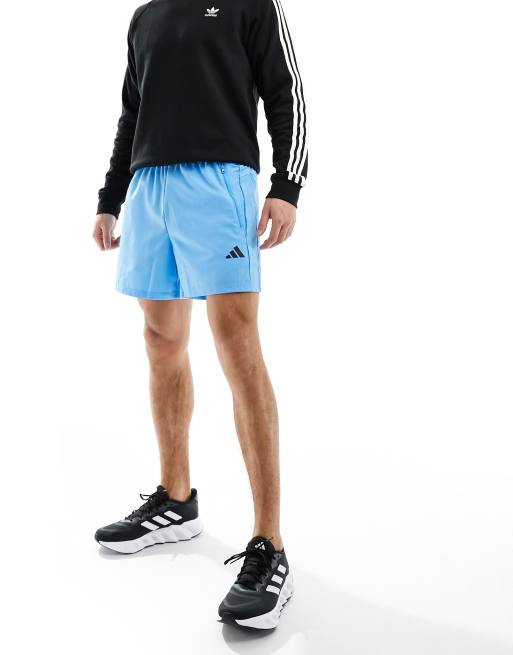 adidas Training Essentials 5 inch shorts in blue