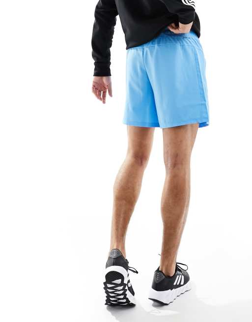 adidas Training Essentials 5 inch shorts in blue ASOS