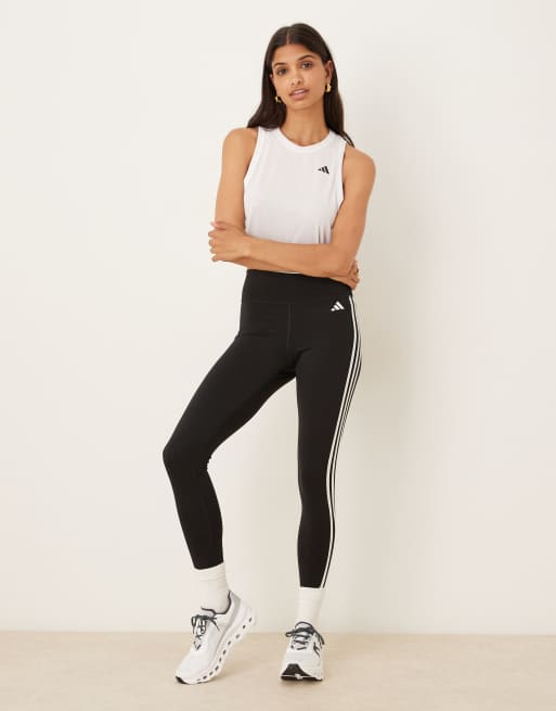 adidas Training essentials boxy vest in white, 4 of 4