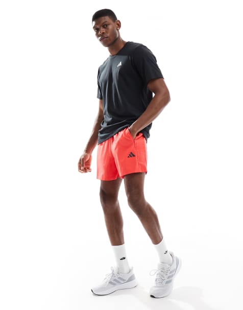 adidas Training – Essentials – Czerwone szorty - view 1