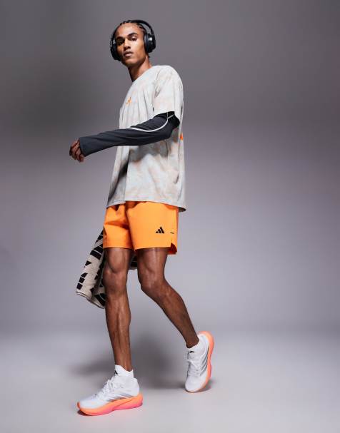 adidas Training - Essentials D4T - Orange shorts - view 1