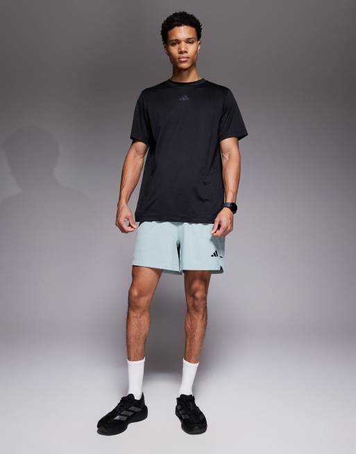 adidas Training Essentials D4T shorts in turquoise, 2 of 5