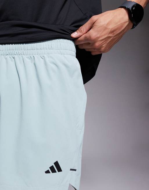 adidas Training Essentials D4T shorts in turquoise, 4 of 5