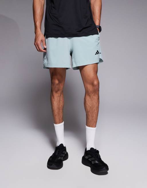 adidas Training Essentials D4T shorts in turquoise, 5 of 5