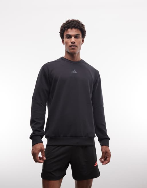 adidas Training Essentials D4T sweatshirt in black, 4 of 5
