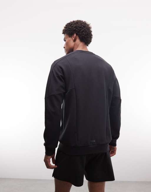 adidas Training Essentials D4T sweatshirt in black, 5 of 5