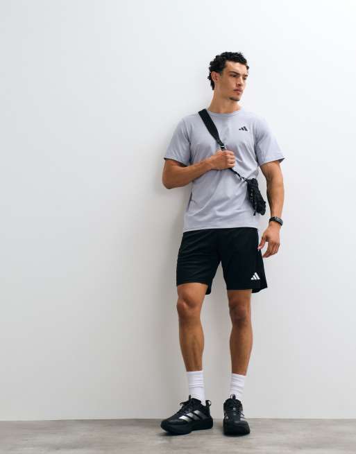 adidas Training Essentials D4T T-shirt in gray, 2 of 5