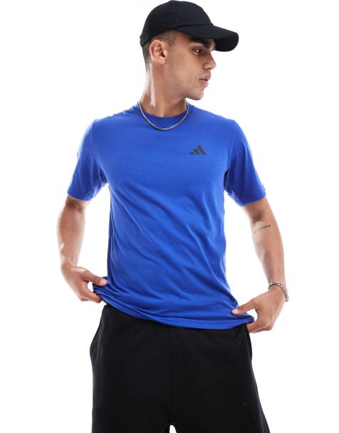 adidas Training essentials feelready  t-shirt in blue - view 1