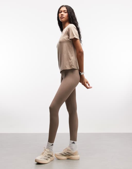 adidas - Training Essentials - Kalkbrune leggings i fuld længde, 2 af 5