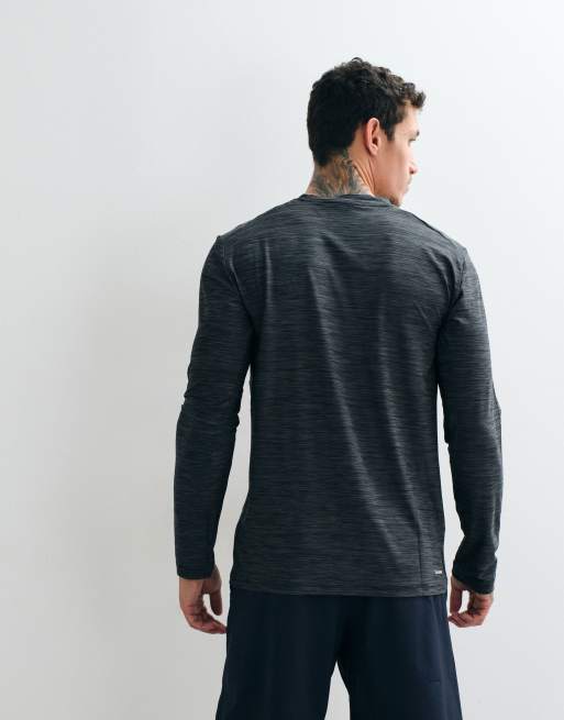adidas Training Essentials langærmet top i sortvasket, 4 af 5