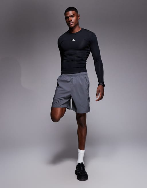 adidas Training Essentials long sleeve top in black, 2 of 5