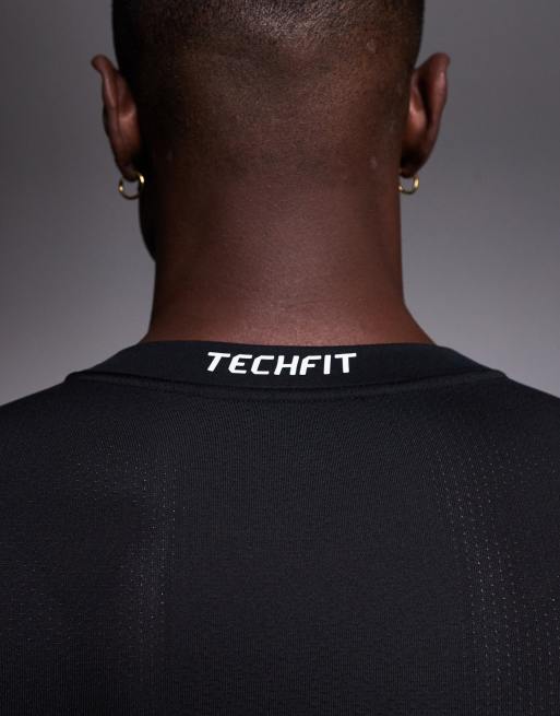 adidas Training Essentials long sleeve top in black, 5 of 5