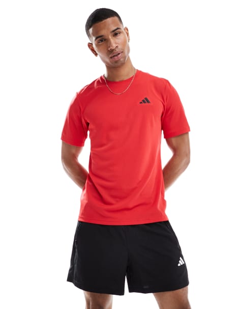 adidas Training – Essentials – Röd t-shirt - view 1
