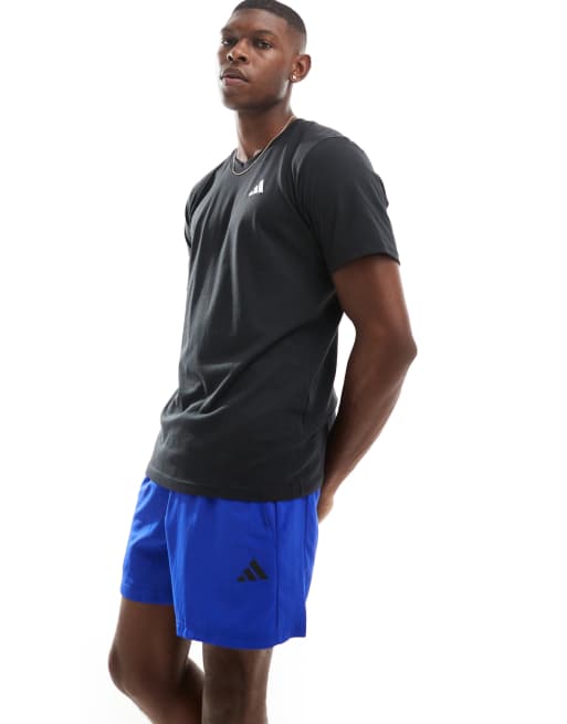 adidas run Training - Essentials - Short de sport 7 pouces - Bleu