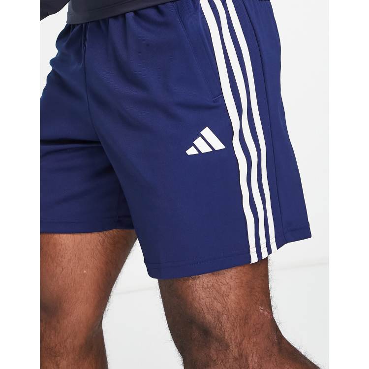 adidas mens navy blue shorts