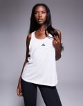 [adidas performance] adidas Training Essentials singlet in white XS WHITE