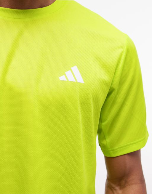 adidas Training Essentials t-shirt a 3 strisce verde, 2 di 5