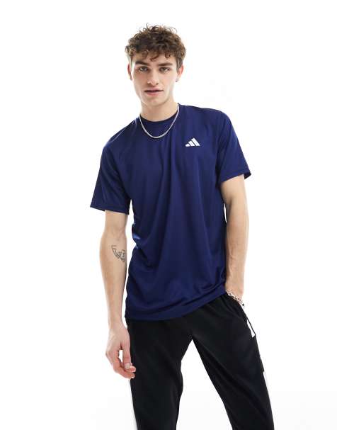 adidas - Training Essentials - T-shirt blu navy - view 1