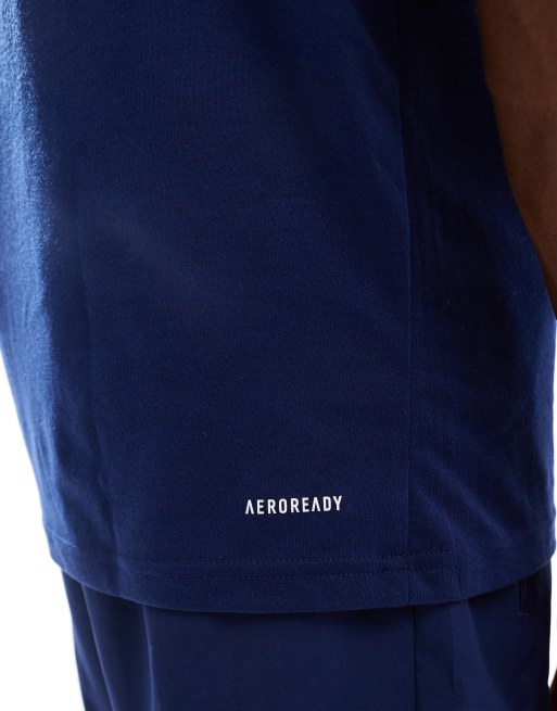 adidas - Training Essentials - T-shirt blu, 2 di 4