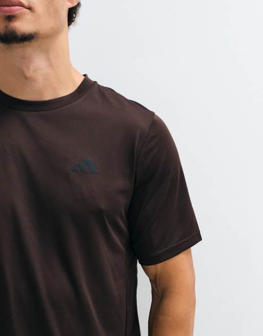 adidas Training Essentials T-shirt i aurora coffee, 2 af 5
