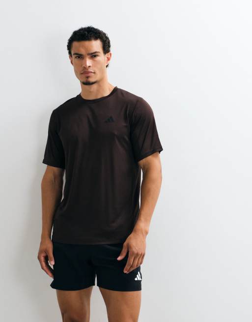 adidas Training Essentials T-shirt i aurora coffee, 5 af 5
