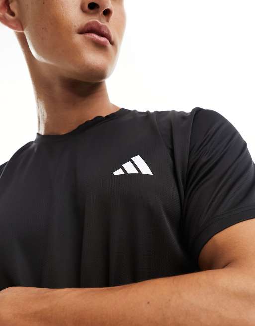 adidas Training Essentials t-shirt in black, 3 of 4