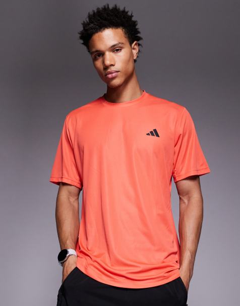 adidas Training essentials t-shirt in coral - view 1