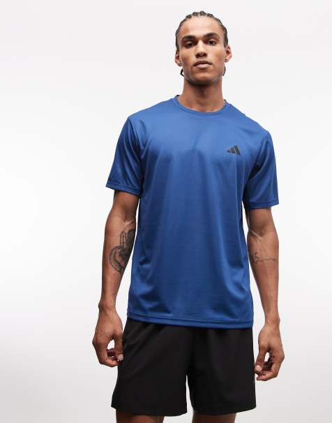 adidas - Training Essentials - T-shirt in marineblauw - view 1