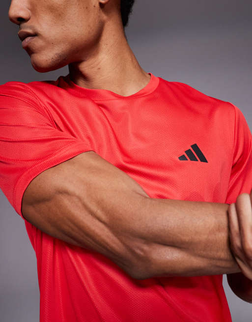 adidas Training Essentials t-shirt in red, 5 of 5