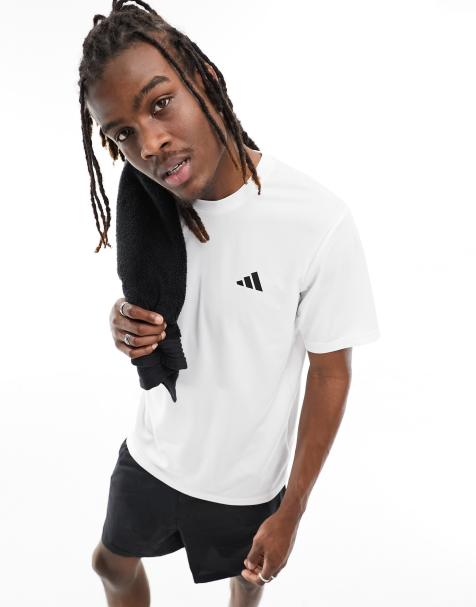 adidas - Training Essentials - T-shirt in wit - view 1