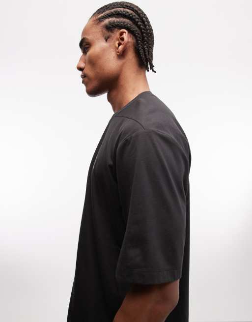 adidas Training - Essentials - T-shirt nera con stampa sul retro, 5 di 5