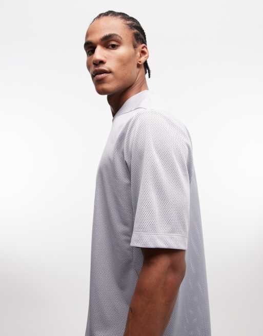 adidas Training - Essentials - T-shirt van mesh in grijs, 4 van 5