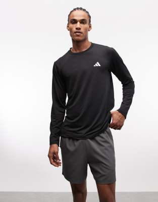 adidas Training - Essentials - Top manches longues - Noir