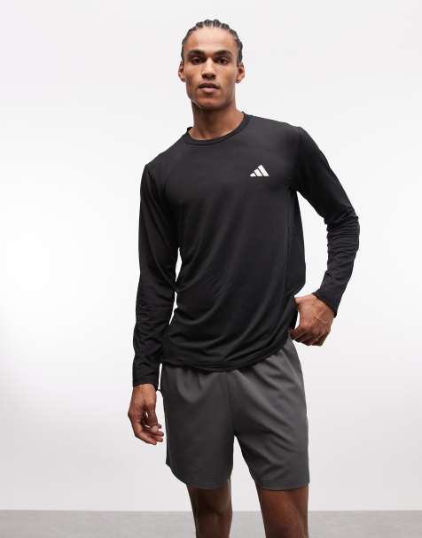 adidas - Training Essentials - Top met lange mouwen in zwart - view 1